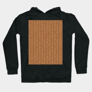 Caramel and Cream Zigzag Hoodie